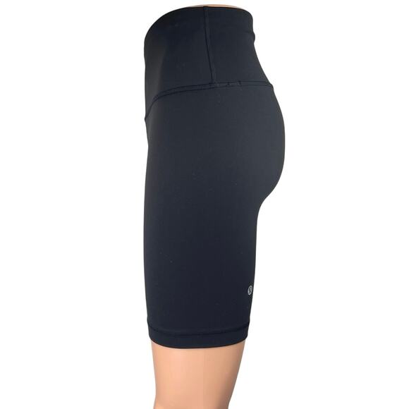 Lululemon Women's Black Workout Activewear Running Biker Cycling Shorts Size 2 - Picture 2 of 4